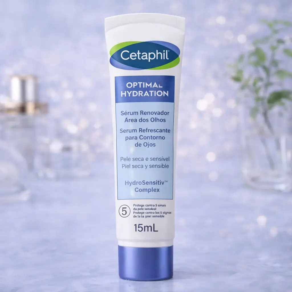 Cetaphil Optimal Hydration Sérum Renovador para área dos olhos como melhor contorno dos olhos por preço