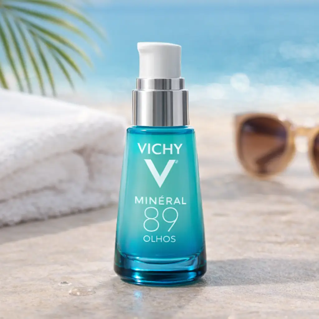Vichy Minéral 89 Olhos em destaque para contorno dos olhos para calor